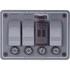 Blue Sea System 12/24V Dual USB 4.8A Chargers - Switch Mount - Boatyard Malaysia