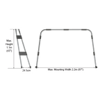 Oceansouth Boat Arch Stainless Steel - Boatyard Malaysia