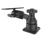 RAM Mount RAM® Horizontal 6" Swing Arm Mount with Ball & Socket Rectangular Plate - Boatyard Malaysia