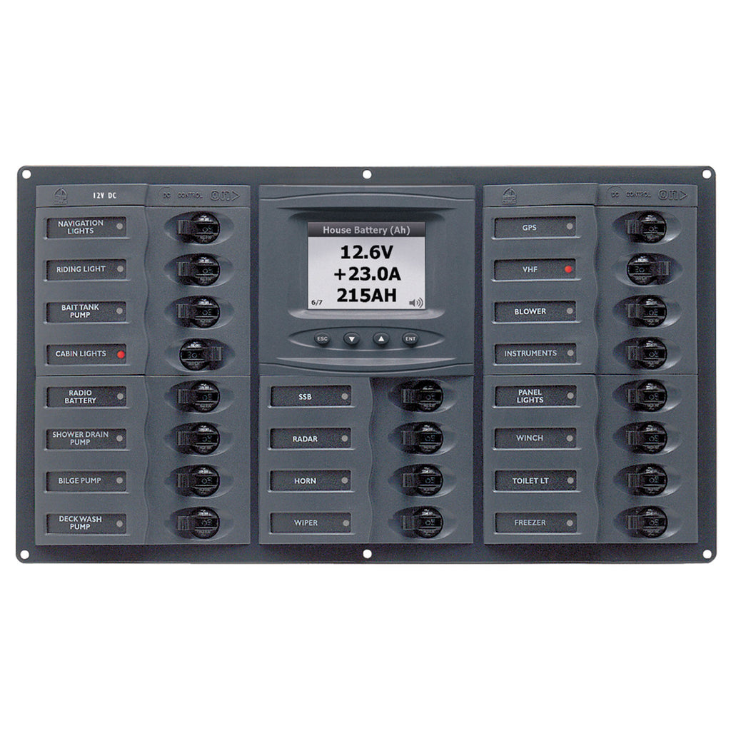 BEP Marine DC Circuit Breaker Panels—With Digital/Analog Monitoring - Boatyard Malaysia