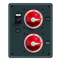 Blue Sea System Dual Battery Bank Management Panel m‑Series Dual Circuit Plus™ - Boatyard Malaysia