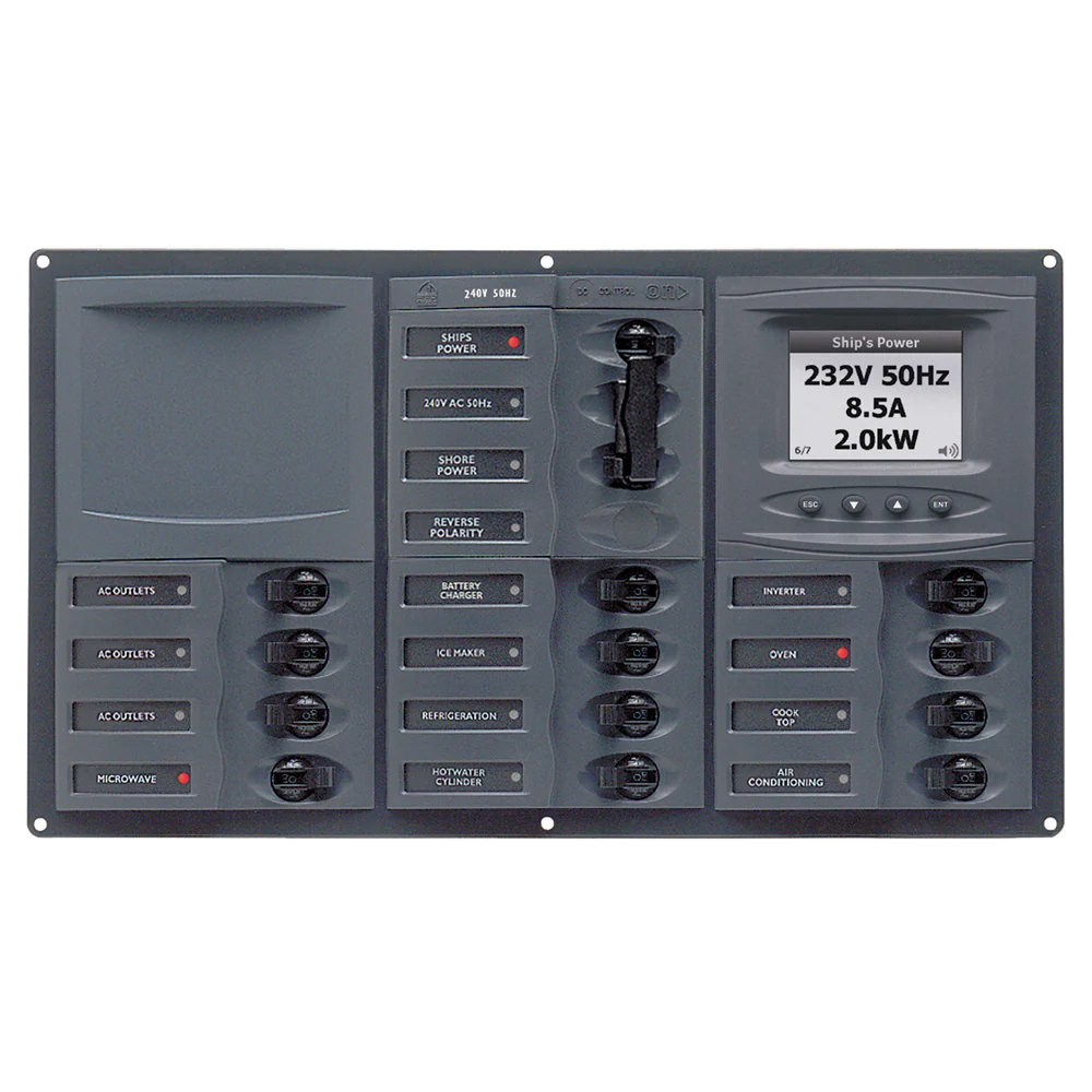 AC Main Circuit Breaker Panels—Analog/Digital Meter boatyardmalaysia