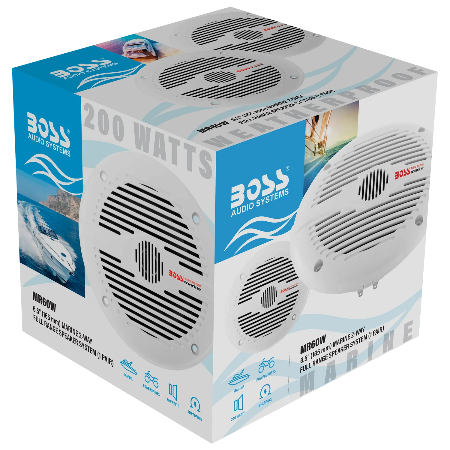 MR60 6.5" 200W Marine Speaker boatyardmalaysia