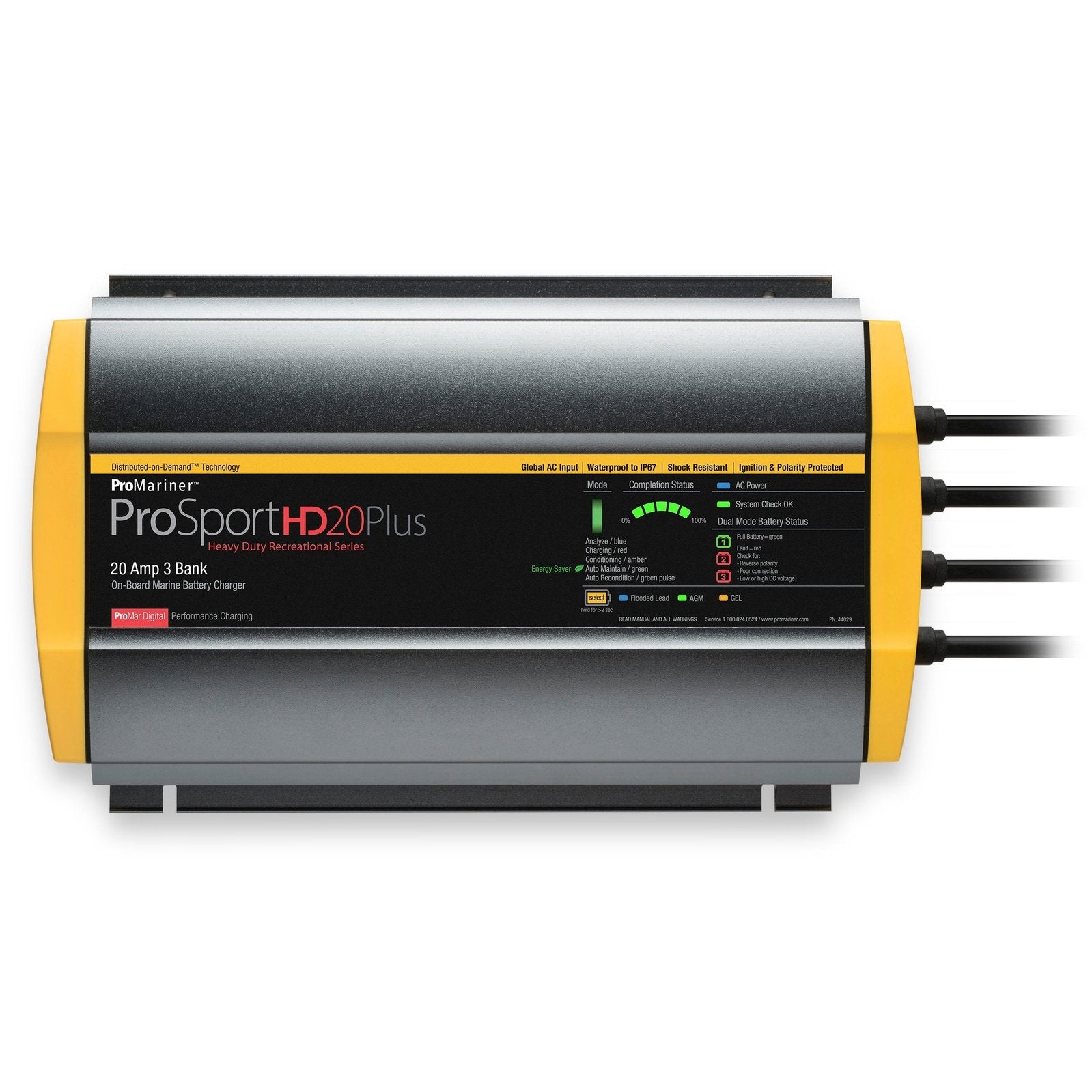 Promariner ProSportHD 20 Plus, 20 Amps, 3 Bank - Boatyard Malaysia