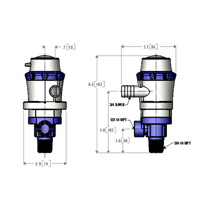 Pentair Shurflo® Piranha™ Livewell Pumps - Boatyard Malaysia