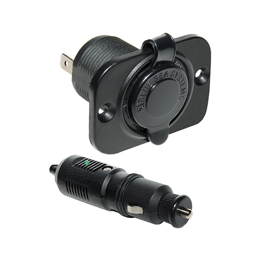 Blue Sea System 12 Volt Plug with Dash Socket - Boatyard Malaysia