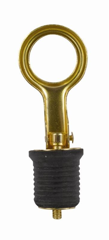 Attwood Snap-Handle Brass Drain Plug - 1"