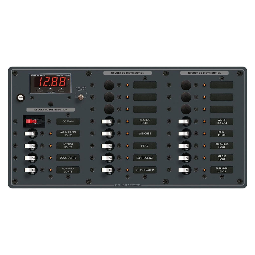 Blue Sea System DC Main + n Positions, White Toggle - Boatyard Malaysia