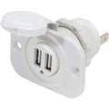 Blue Sea System 12/24V Dual USB 2.1A Charger - Boatyard Malaysia