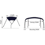 Oceansouth Sailboat Bimini Top Stainless Steel - Boatyard Malaysia