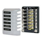 Blue Sea System ST Glass 6 Circuit Fuse Block with Cover - Boatyard Malaysia