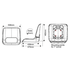 Oceansouth Skipper Boat Seat - Boatyard Malaysia