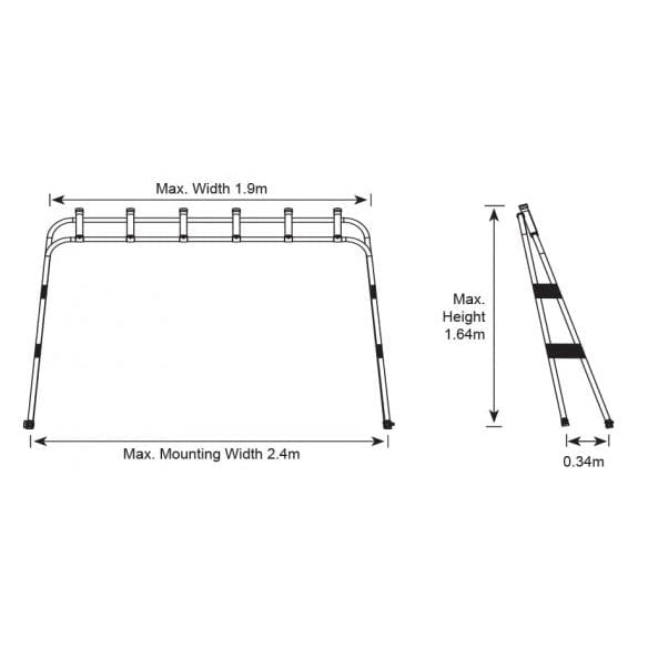 Fishing Rod Rack / Rocket Launcher boatyardmalaysia