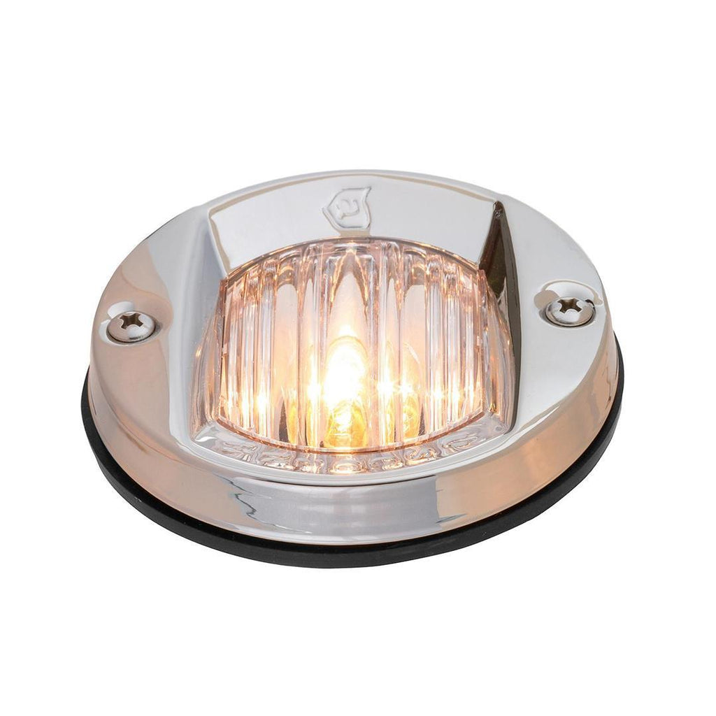 Attwood Stern Lights - Flush Mount Vertical Stainless Steel Flush Mount Transom Light - Boatyard Malaysia