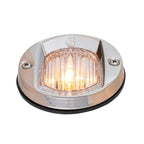 Attwood Stern Lights - Flush Mount Vertical Stainless Steel Flush Mount Transom Light - Boatyard Malaysia