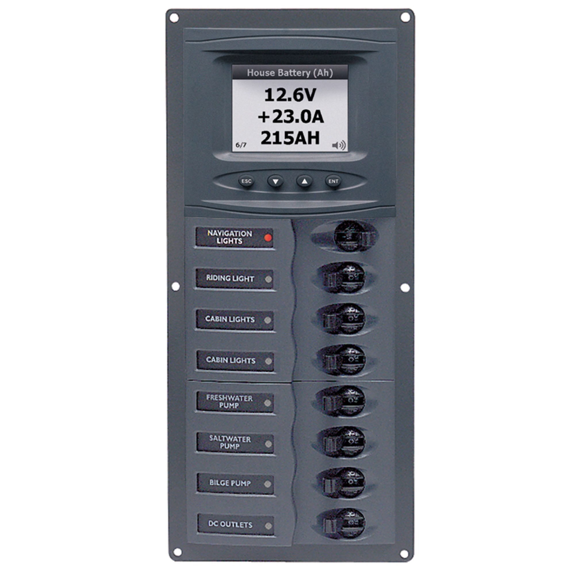 BEP Marine DC Circuit Breaker Panels—With Digital/Analog Monitoring - Boatyard Malaysia