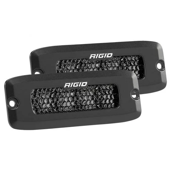 Rigid Industries SR-Q Series Pro Spot Diffused Midnight | Pair - Boatyard Malaysia