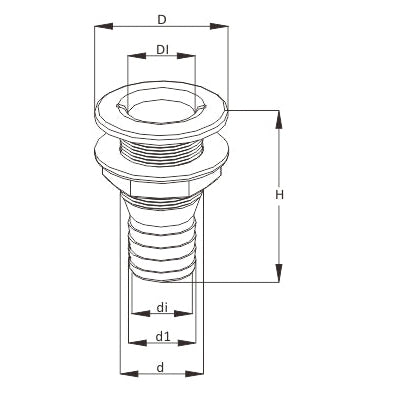 Seaflo Thru Hull Fittings - Boatyard Malaysia