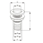 Seaflo Thru Hull Fittings - Boatyard Malaysia