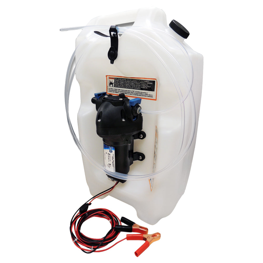 Flat Tank Oil Changer System - 3-1/2 Gallon Tank - 12V boatyardmalaysia