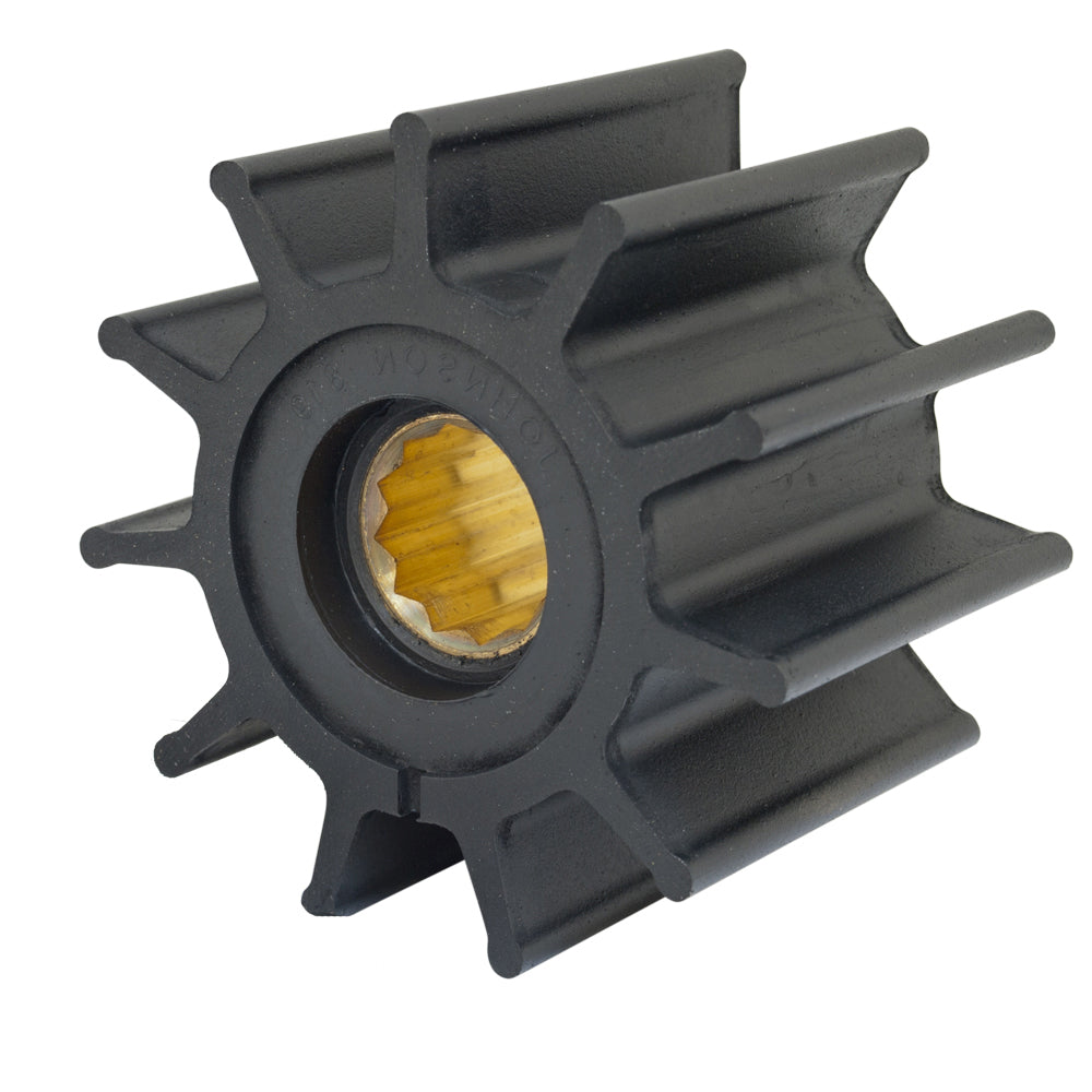 Jabsco Impeller Kit - 12 Blade - Neoprene - 3-¾" Diameter - Brass Insert - Spline Drive - Boatyard Malaysia