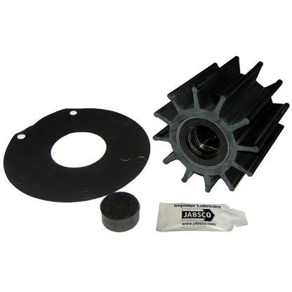 Impeller Kit - 12 Blade - Neoprene - 3-¾" Diameter - Plastic Insert - Double Flat Drive boatyardmalaysia