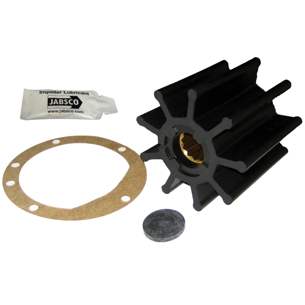 Jabsco Impeller Kit - 9 Blade - Nitrile - 3-3/4" Diameter X 3-1/2" W, 1" Shaft Diameter - Boatyard Malaysia