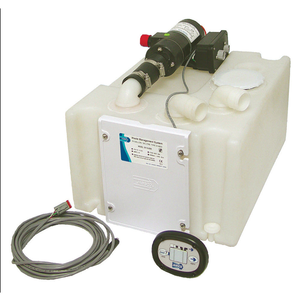 Jabsco Waste Management System W/Holding Tank & 12V Pump