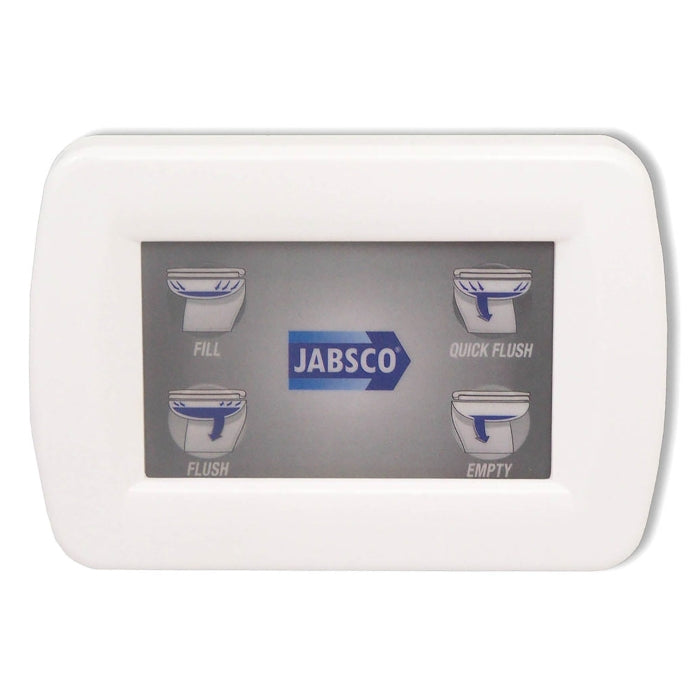 Jabsco 17" Deluxe Flush Raw Water Electric Toilet W/Soft Close Lid - 24V - Boatyard Malaysia