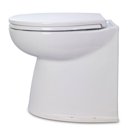 17" Deluxe Flush Raw Water Electric Toilet W/Soft Close Lid - 12V boatyardmalaysia