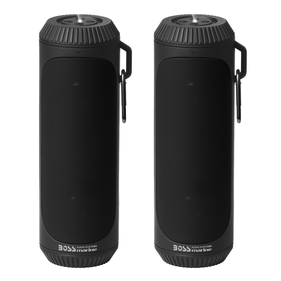 Boss Audio Bolt Marine Bluetooth® Portable Speaker System W/Flashlight - Pair - Black - Boatyard Malaysia