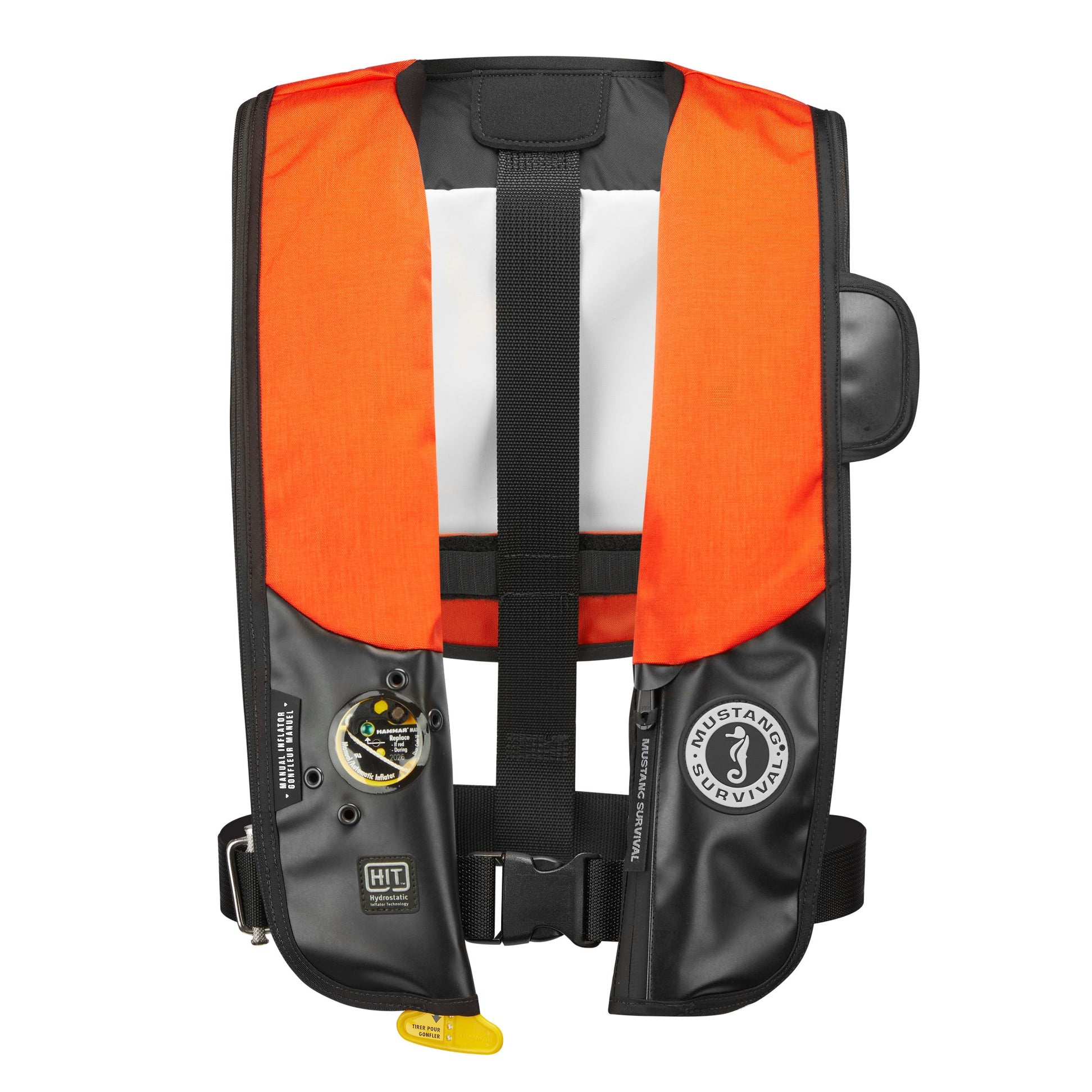 Mustang Survival Mustang Hit Inflatable PFD For Law Enforcement Orange-Black - Boatyard Malaysia