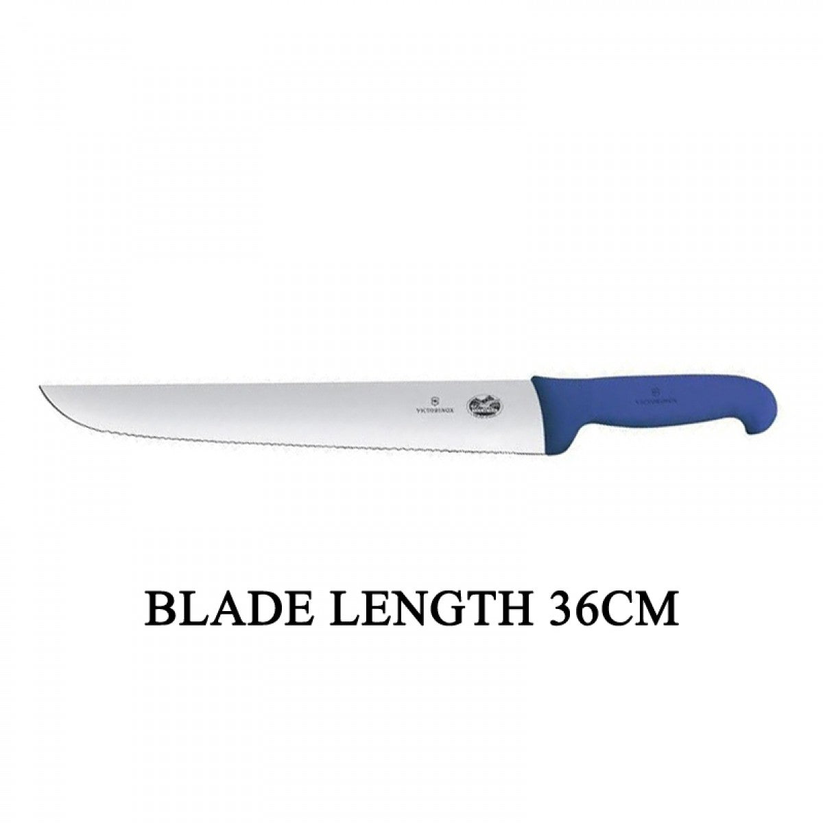 Fibrox Butcher/tuna Knife 36cm Wavy Blue boatyardmalaysia