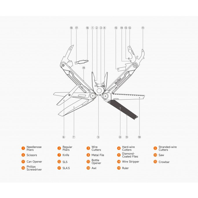 NE20214 Flagship Captain Multifunctional Knife boatyardmalaysia