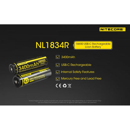 18650 3400mah Type-c Li-ion Battery NL1834R boatyardmalaysia