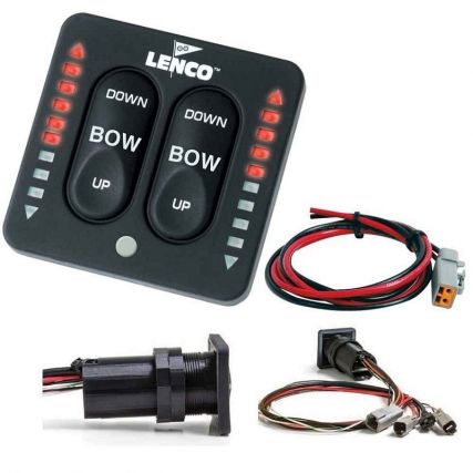 Lenco LED Indicator Integrated Tactile Switch Kit W/Pigtail F/Single Actuator Systems