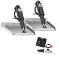 Lenco Marine 9" x 9" Edgemount Trim Tab Kit w/Standard Tactile Switch Kit 12V - Boatyard Malaysia