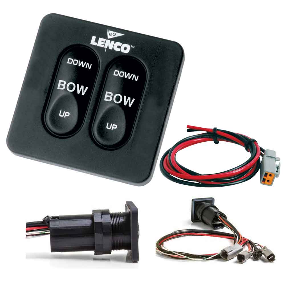 Lenco Marine Standard Integrated Tactile Switch Kit W/Pigtail F/Single Actuator Systems - Boatyard Malaysia