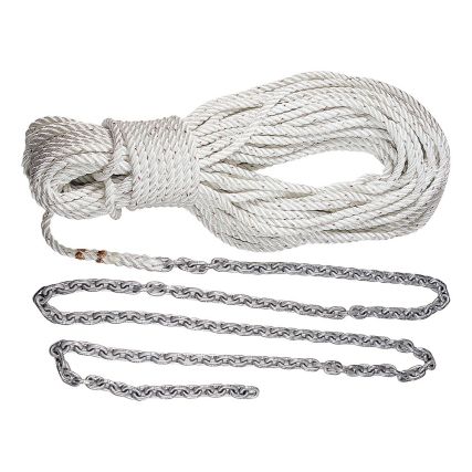 5/16 inch G4 Chain Spliced to 9/16 inch 3-Strand Rope boatyardmalaysia