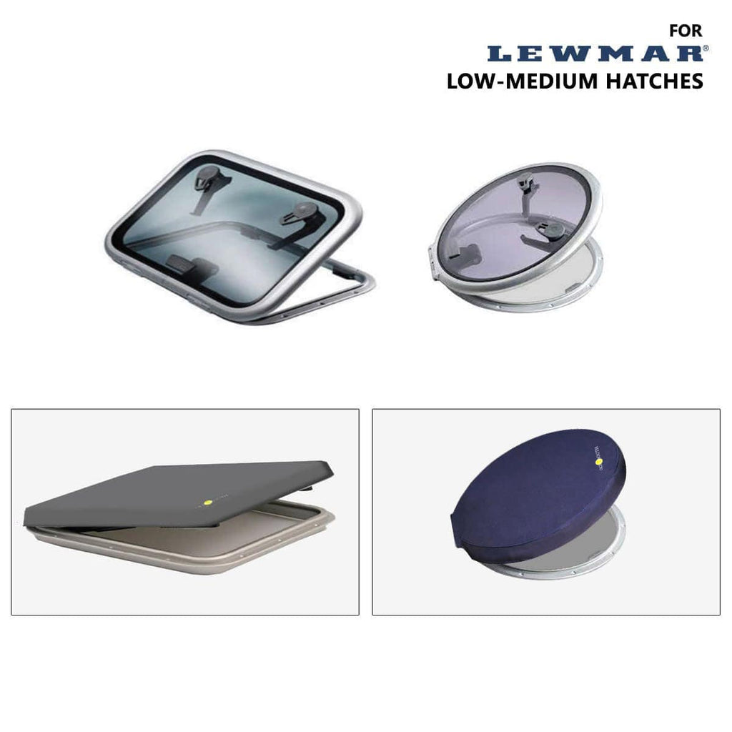 Oceansouth Custom Low-Medium Profile Hatch Covers for Lewmar - Boatyard Malaysia