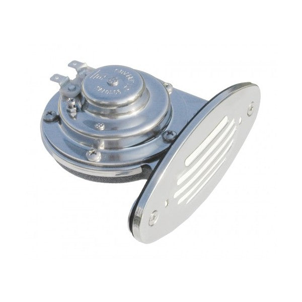 Stainless Steel Mini Drop-In Single w/SS Grill, Wires & Screws – 12 Volt, High Pitch