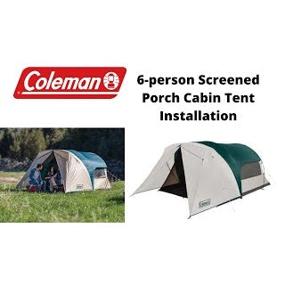 6-Person Cabin Tent with Screened Porch, Evergreen boatyardmalaysia