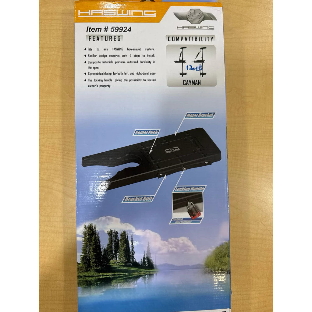 Haswing Quick Release Bracket 59924 36V Cayman B 120LBS - 210cm & 250cm only boatyardmalaysia