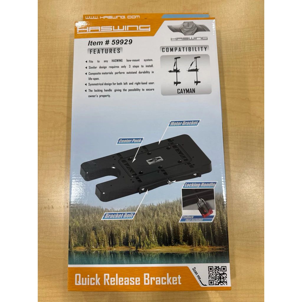 Haswing Quick Release Bracket 59929 12v & 24v - Cayman B 55lbs & 80lbs with GPS Model only boatyardmalaysia