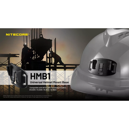 NITECORE HMB1 HELMET MOUNT BASE boatyardmalaysia