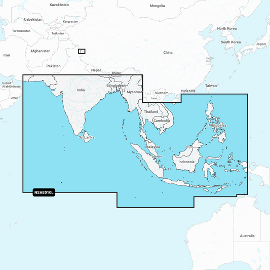 Navionics+ NSAE010L - Indian Ocean & South China Sea - Marine Chart boatyardmalaysia