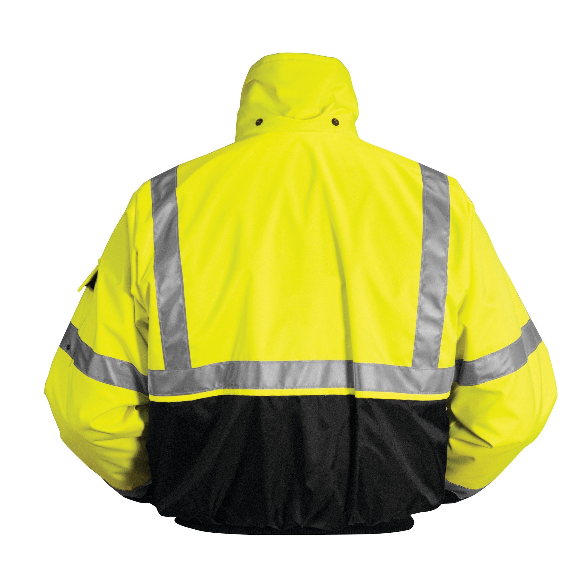 Mustang Survival Mustang Classic Flotation Bomber Jacket ANSI HI-VIS - Yellow/Green - Medium - Boatyard Malaysia