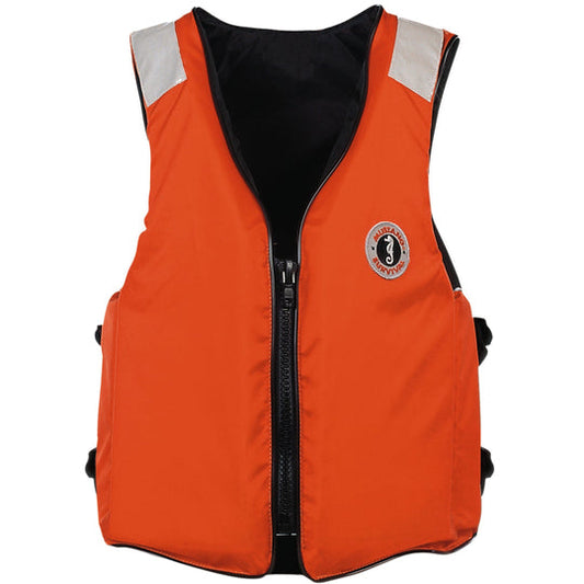 Mustang Classic Industrial Flotation Vest with SOLAS Reflective Tape 7XL