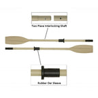 Oceansouth Heavy Duty Aluminum Oars Split Shaft - Boatyard Malaysia