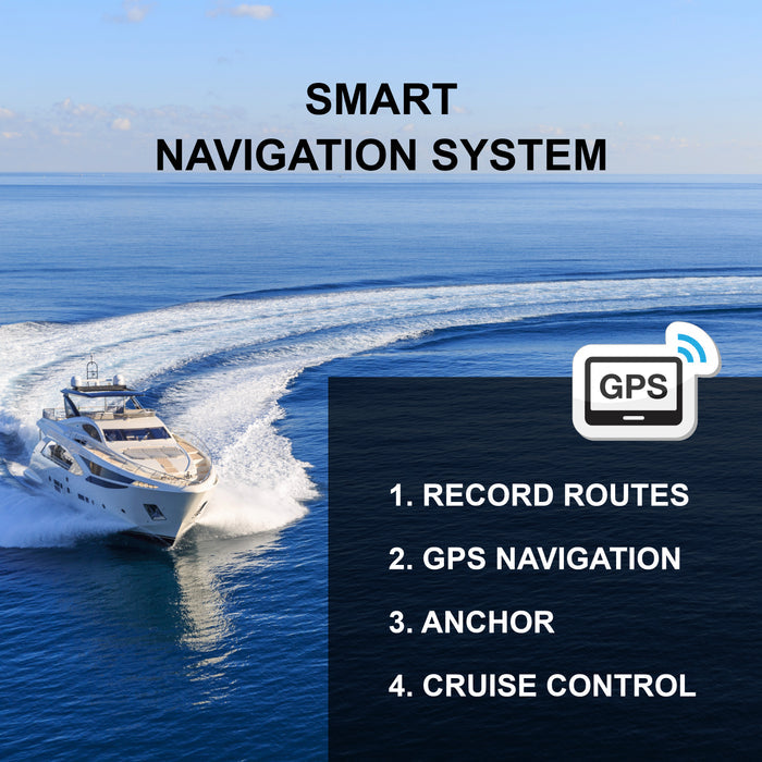 Cayman B GPS With Anchor Mode On Remote - Black boatyardmalaysia